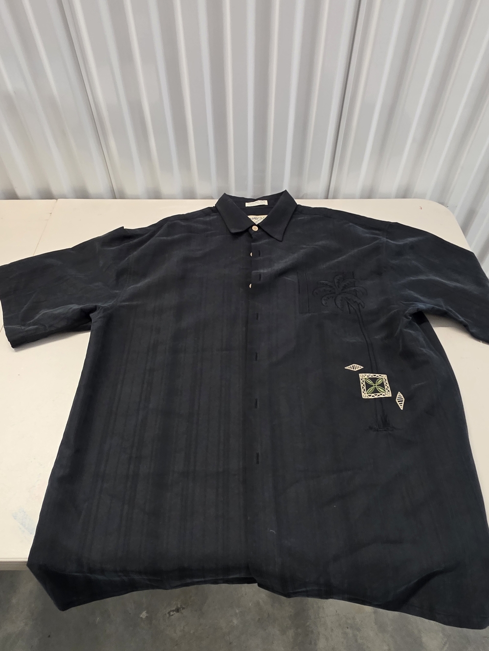 Bamboo Cay Tropical Hawaiian Shirt Men's Size Large